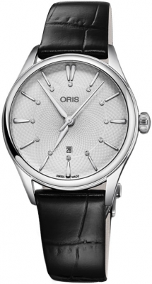 Buy this new Oris Artelier Date 33mm 01 561 7724 4051-07 5 17 64FC ladies watch for the discount price of £1,530.00. UK Retailer.